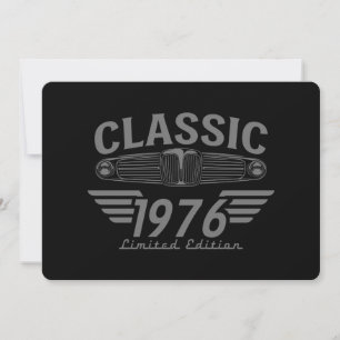 Liefhebber van Oldtimers 1976 Geboren in 1976 50e Kaart