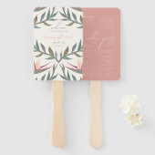 Liefhebbers in het Paradijs Handwaaier (Voorkant en achterkant)