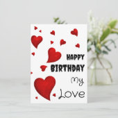 Liefhebbers kaart (Staand voorkant)