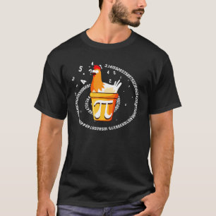 Liefhebbers Kip Kip Taart Pi Dag Wiskunde Vieren T-shirt