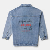 Liefhebbers Meisjes Gedachten ,Meisjes Jassen desi Denim Jacket (Achterkant)