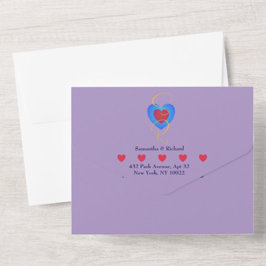 Liefhebbers van All in One Wedding All In One Uitnodiging (Achterkant)