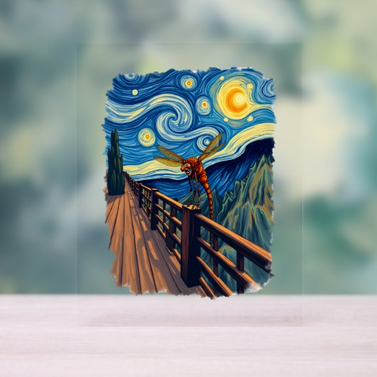 Liefhebbers van Dragonfly Acryl Bord (Neutraal)