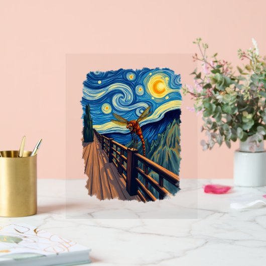 Liefhebbers van Dragonfly Acryl Bord (Huwelijk)