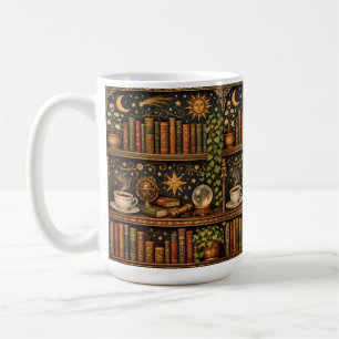 Liefhebbers van hemelse boeken plank koffiemok