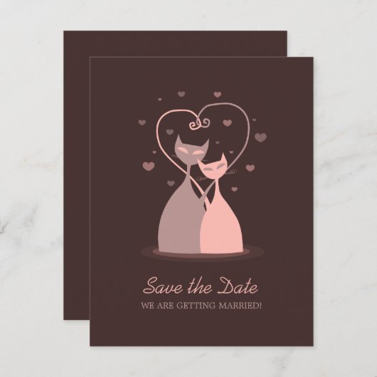 Liefhebbers van katten - aankondiging van Save the (Voorkant / Achterkant)