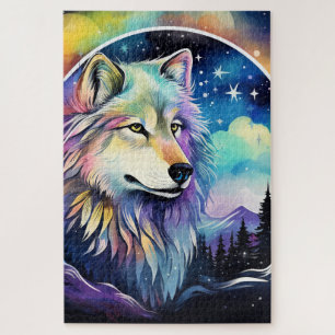 Liefhebbers van koele wolfdieren legpuzzel