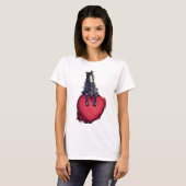 Liefhebbers van paarden t-shirt (Voorkant volledig)