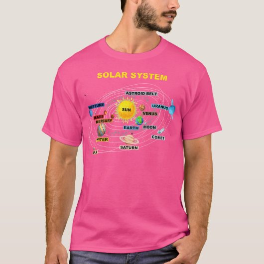 Liefhebbers van ruimtewetenschap - Astronomie Astr T-shirt (Voorkant)