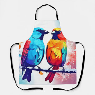 Liefhebbers van tropische vogels schort