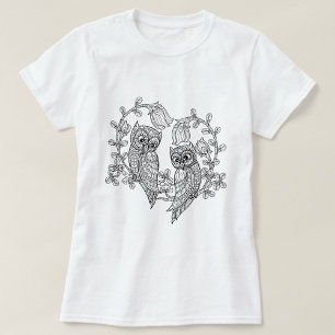 Liefhebbers van Uilen in Bloei T-shirt