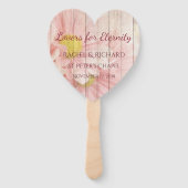 Liefhebbers voor Eternity Wedding Handwaaier (Voorkant)