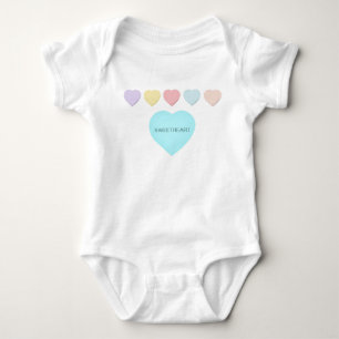 Liefje Baby Mint Green Hearts Baby Creeper Romper