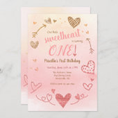 Liefje Birthday Party Kaart (Voorkant / Achterkant)