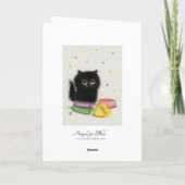 Liefje Liefde Valentijnen Dag Kat Kaart (Achterkant)