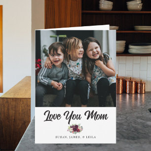 Liefje Mama Script met Foto Kaart