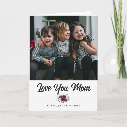 Liefje Mama Script met Foto Kaart (Voorkant)