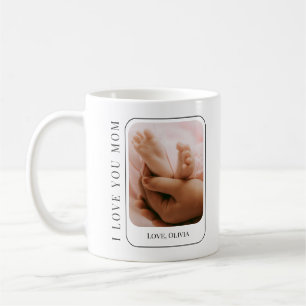 Liefje Moeder Baby Foto Modern Eenvoudig Moederdag Koffiemok
