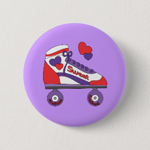 Liefje Schaats Ronde Button 5,7 Cm