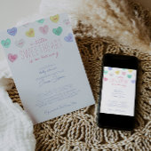 Liefje Valentijnsdag Baby shower Uitnodiging