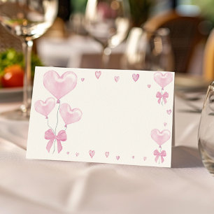 Liefje Verjaardag Feest Eten Tent Place Card