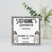 Liefje Wit Zilver Danser: #2 Kaart (Staand voorkant)