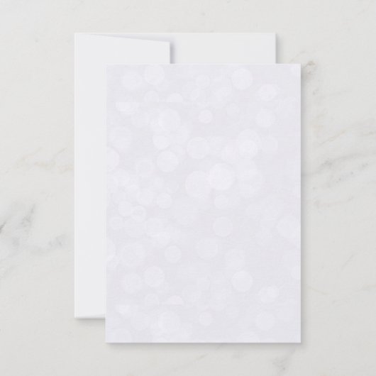 Lieflijk modern schrift | Dank u kaart (Achterkant)