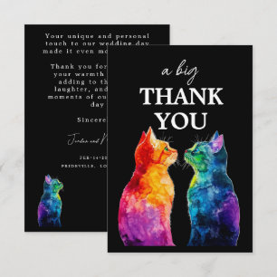 Lieflijk 🌈 Purrfectly Jouw: Purrfectly Bedankkaart
