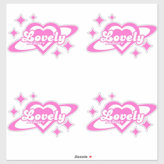 Lieflijk Sticker (Vel)
