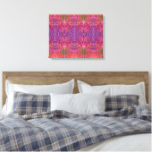 Lieflijke Abstract Canvas Afdruk (Insitu (Slaapkamer))