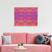 Lieflijke Abstract Canvas Afdruk (Insitu (Woonkamer))