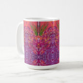 Lieflijke Abstract Koffiemok (Voorkant links)