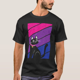 Lieflijke Biseksuele Kat Liefde is Liefde Gay Para T-shirt