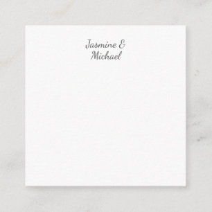 Lieflijke Chique Calligrafie Koppel Namen Bruiloft Informatiekaartje