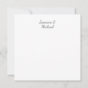 Lieflijke Chique Calligrafie Koppel Namen Trouwkaa