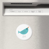 Lieflijke Fantasievolle Vogel Natuur Kunst Magneet (Insitu (Vaatwasser))