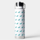 Lieflijke Fantasievolle Vogel Natuur Kunst Waterfles (Achterkant)