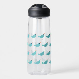Lieflijke Fantasievolle Vogel Natuur Kunst Waterfles