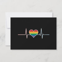 Lieflijke LGBT Gay Pride Hartslag Lesbische Hommen