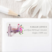 Liefroze Floral Mailbox Wij hebben Bewegd Adres Etiket (Insitu)