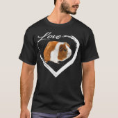 Liefs Calico Guinee Pig Lover T-shirt (Voorkant)