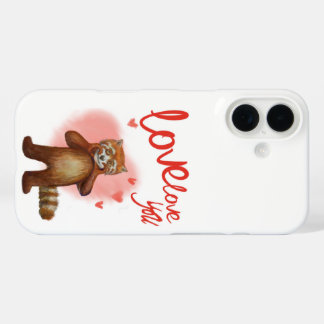 Liefs Liefs Red Panda iPhone 16 Hoesje