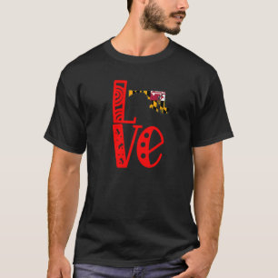 Liefs Maryland in blokletters T-shirt