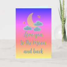 Liefs naar Moon en Back Ombre