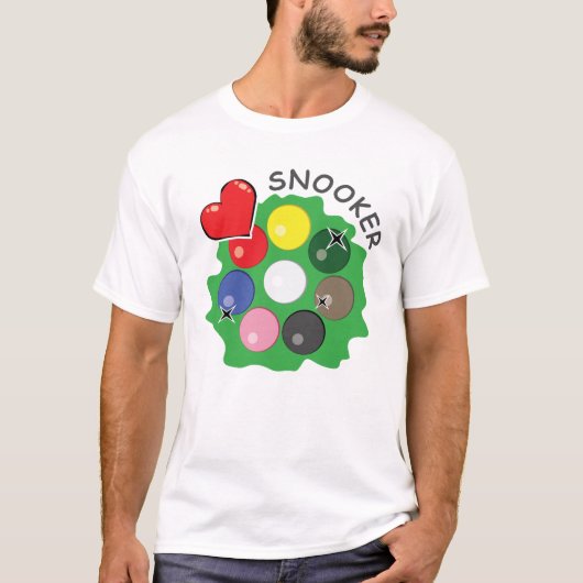Liefs snooker t-shirt (Voorkant)