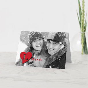 Liefs. Valentijnsdag aangepaste foto Feestdagen Kaart