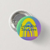 Liefs wie je liefhebt - Pride Button (Voorkant /achterkant)
