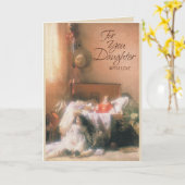 Liefste dochter kaart (Gele Bloem)