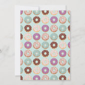 LIEFSTE EEN Blauwe Ijsdonuts Baby Eerste Verjaarda Kaart (Achterkant)