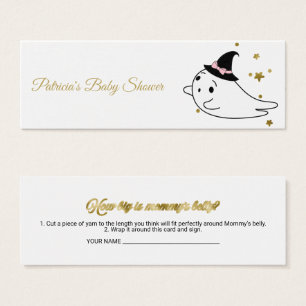 Liefste Halloween Baby Shower Buikmeting Kaart